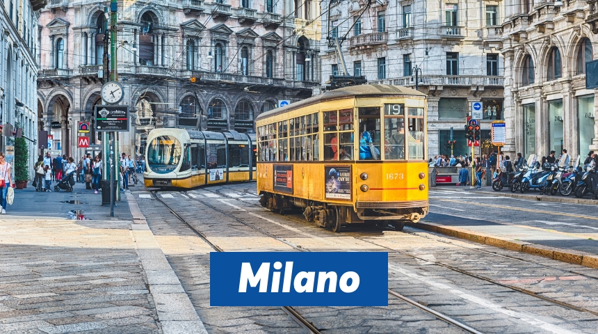 Mezzi di trasporto della città di Milano